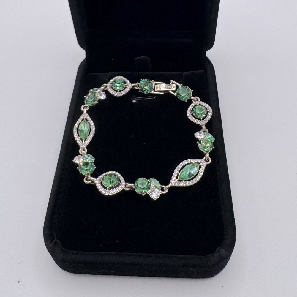 Givenchy Green and Silver Bracelet